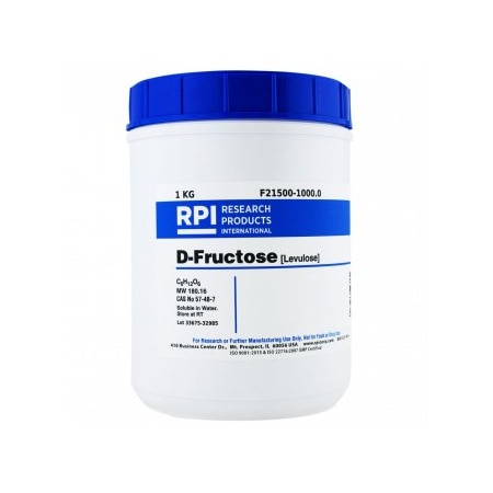 Rpi D-Fructose, 1 KG F21500-1000.0